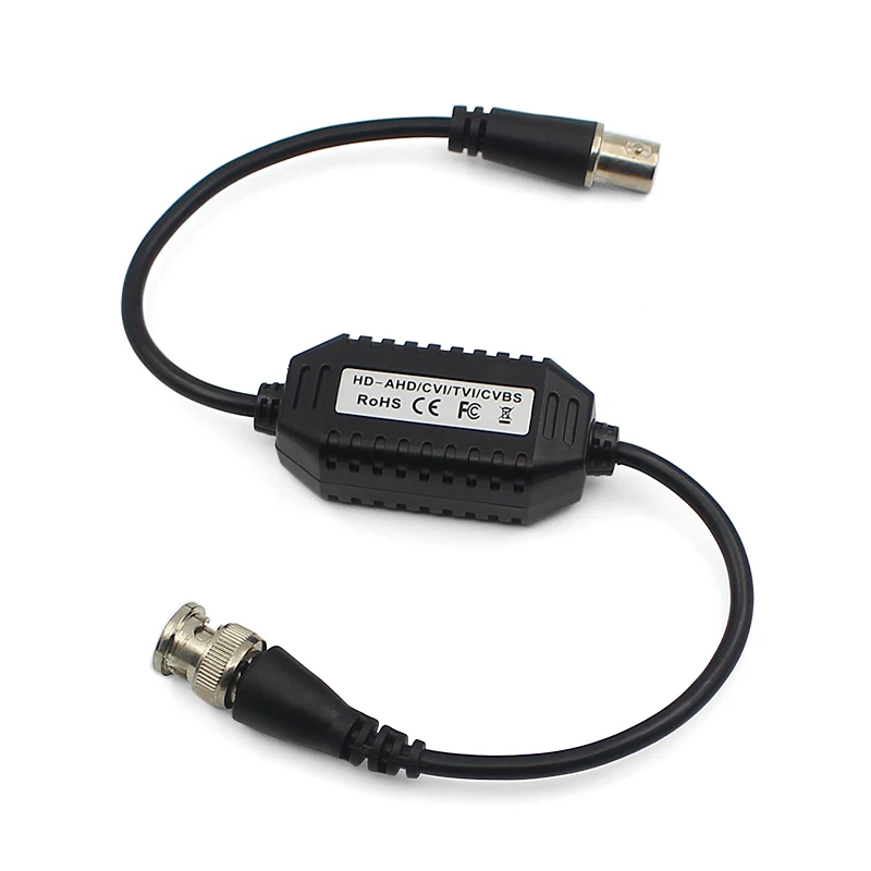 YJS Manufacture Supply High Quality BNC Video Balun Video Signal Anti Jamming Device Ground Loop Isolator For CCTV System