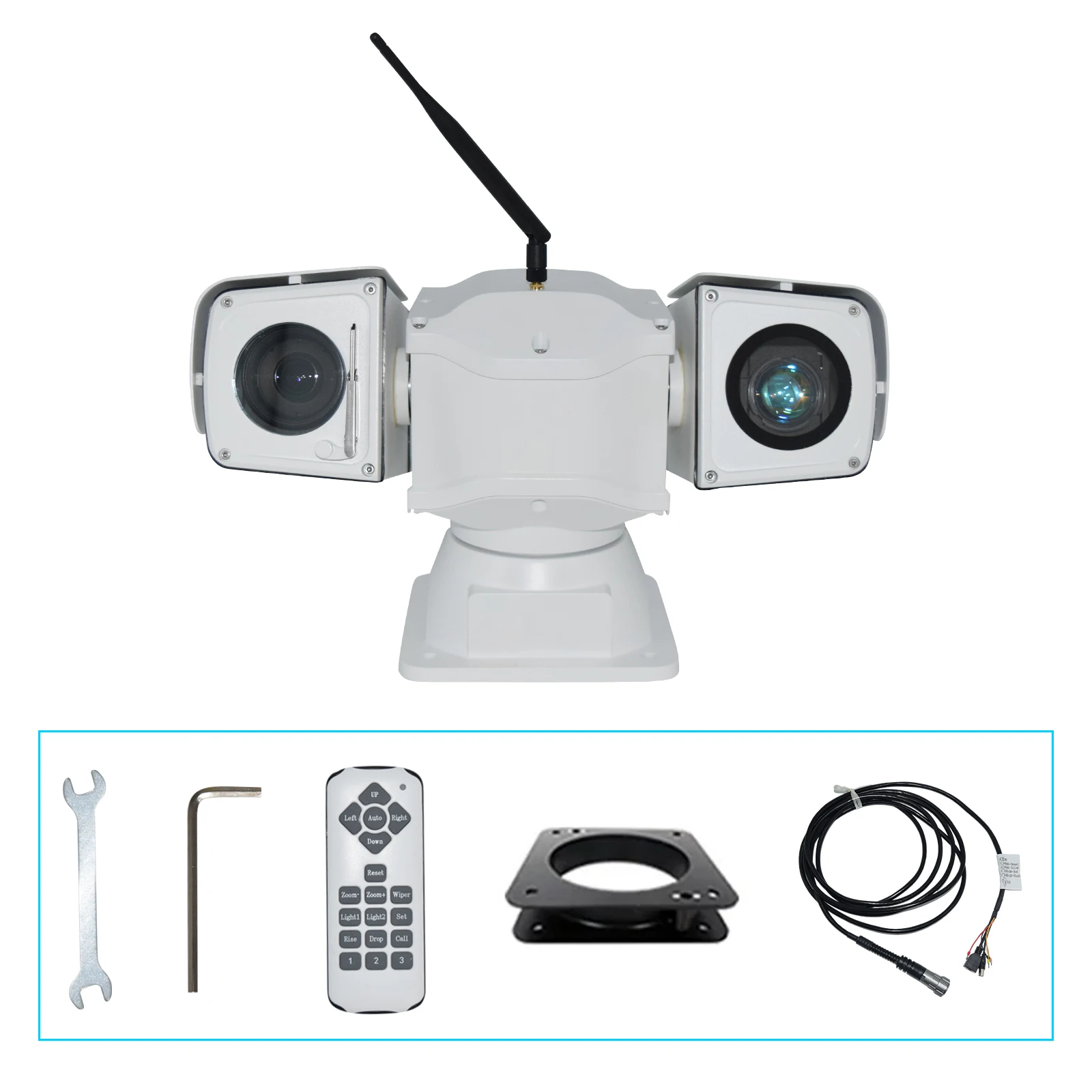 JideTech 8-мп 36X зум камера для автомобиля PTZ с 1000 м лазером HD IP поддержка 1080P выход