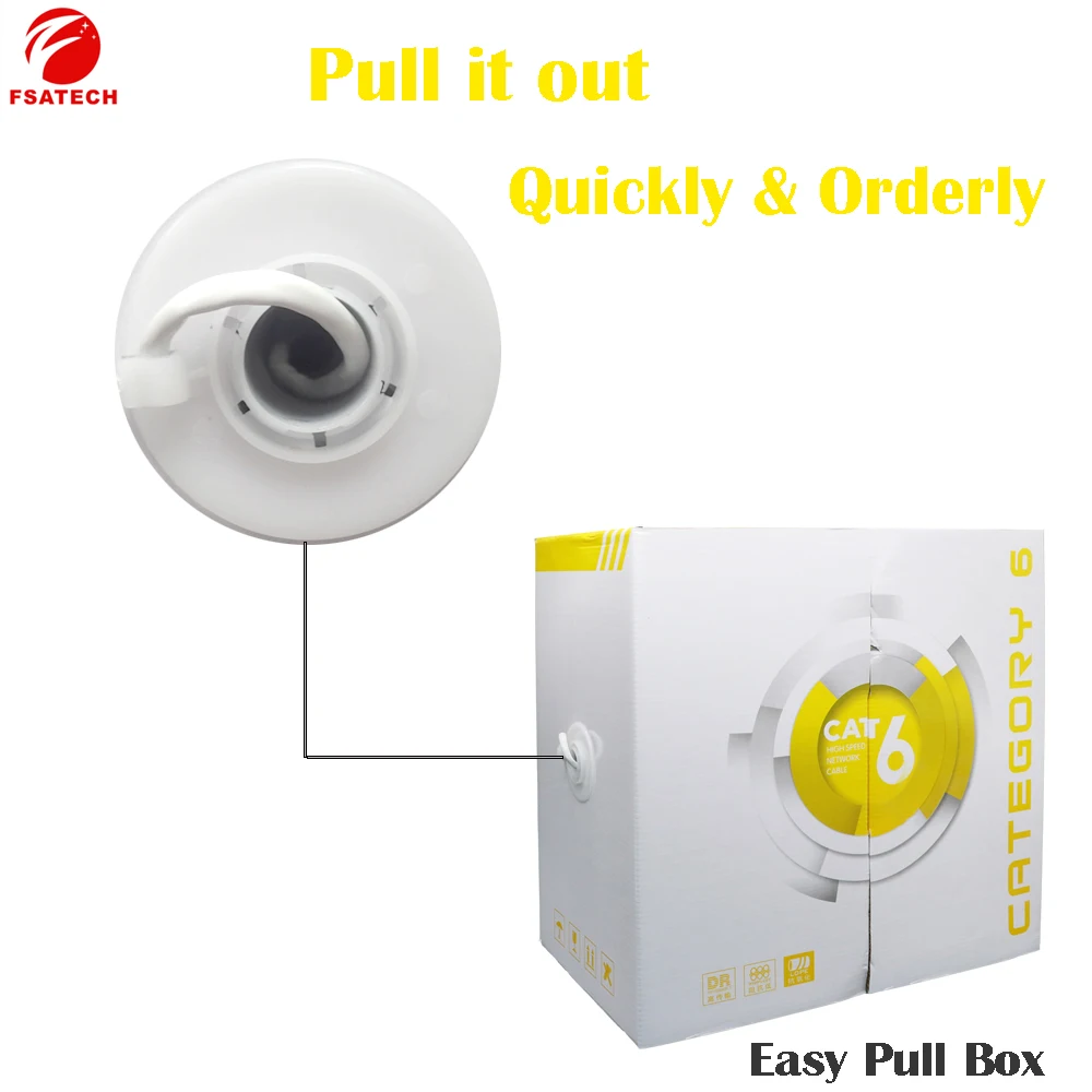 Utp Cat6 Sftp Cat7 Cat5e Ftp Cat 5e 6 7 305m Roll 24awg 23awg 4pr networrk Lan кабель для