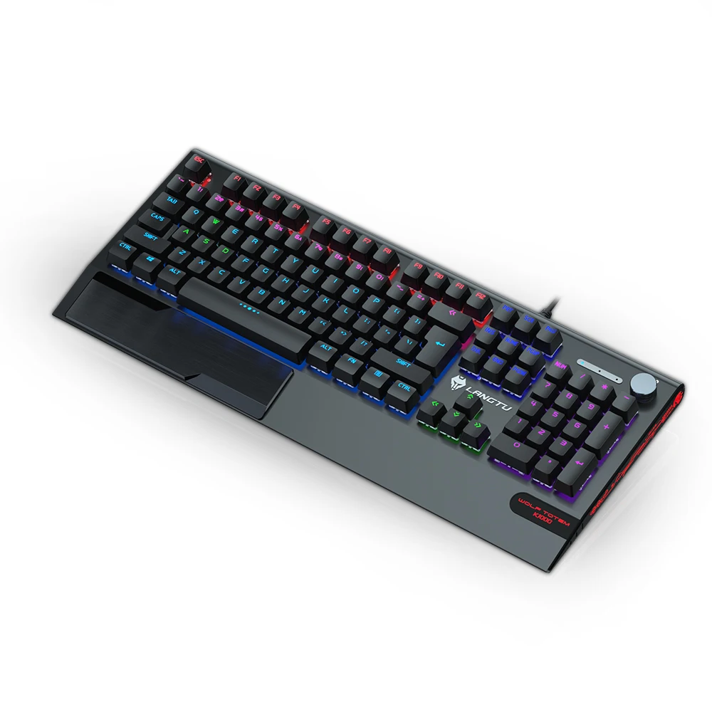 Механическая игровая клавиатура и мышь комбинированная с RGB-подсветкой 104 клавиш для ПК игрового