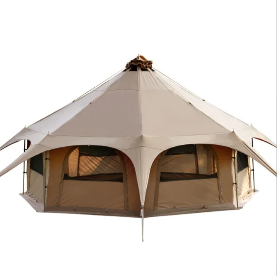 Spot manufacturers circus tent technology cotton yurt camping tent outdoor large-scale rain-proof camping tent