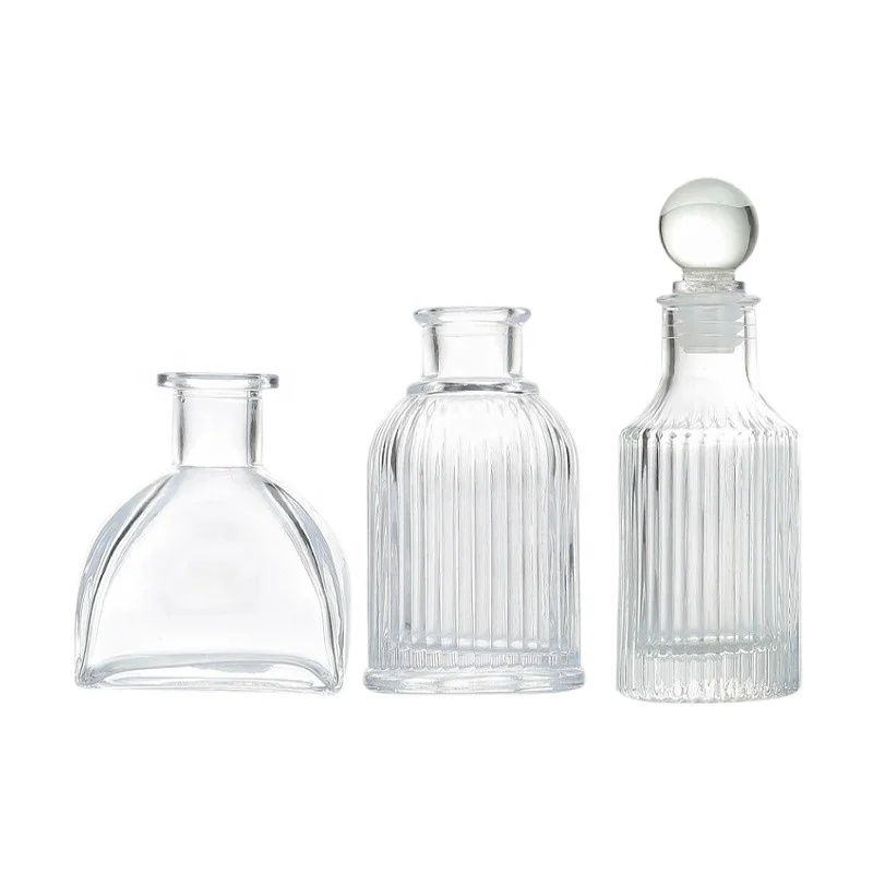 
Eye-catching glass reed diffuser empty bottle with gift box packing 