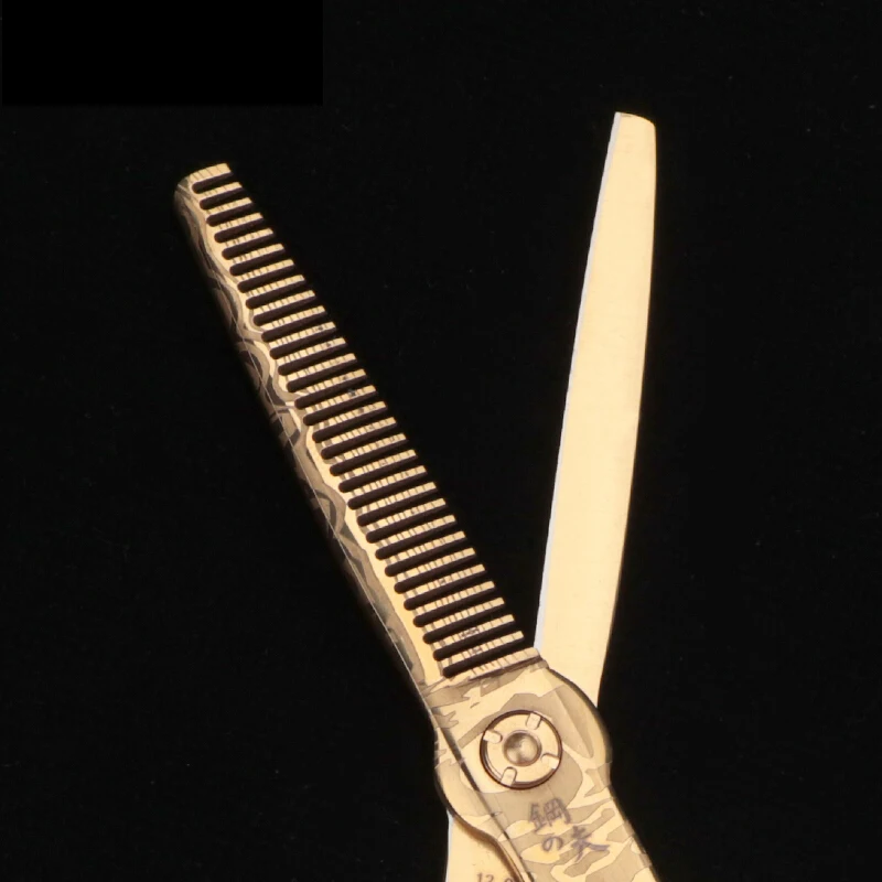 Kungfu Golden Armor Fashion Professional Japan Hair Barber Salon Hair Cutting Scissors
