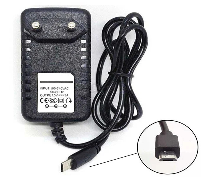 5 В 3 А Raspberry Pi 3B блок питания Micro-USB EU US AU UK зарядное устройство для Модель B/B