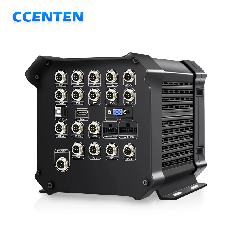 12 Channel High-performance Mobile Digital Video Recorder Bus MDVR Passenger flow statistics Bus dispatching management