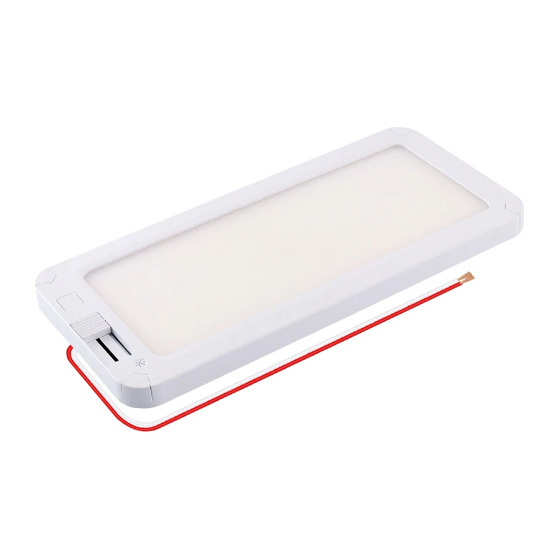 TYTXRV 12-30V 10W RV Reading Light with Touch Switch 3 Color Temperature Stepless Dimming Indoor Ceiling Light 96 LEDs