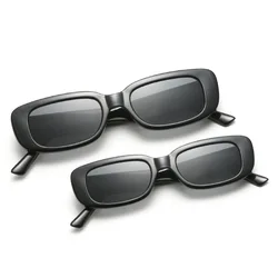 1 Set 2 pcs Matching Mother and Daughter Small Shades Square Kids Sun Glasses Mommy and Me Sunglasses 2021