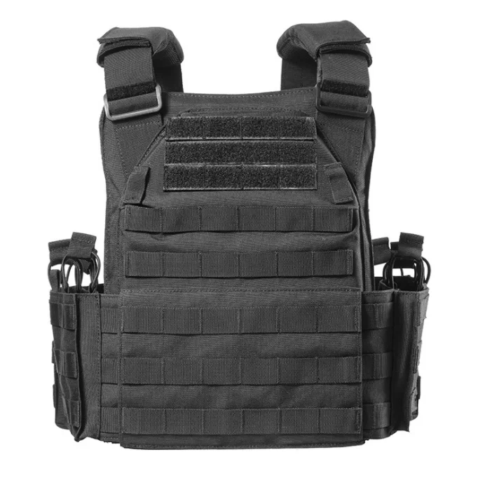 
NcDe Black Tactical Vest-104 Adjustable plate Carrier Military Police Supplies 