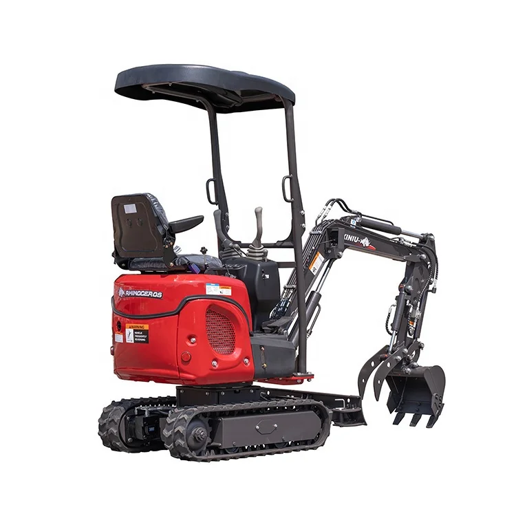 Rhinoceros Mini Excavator Made In China XN10-8 XN12-8 1ton mini excavator for garden work with CE