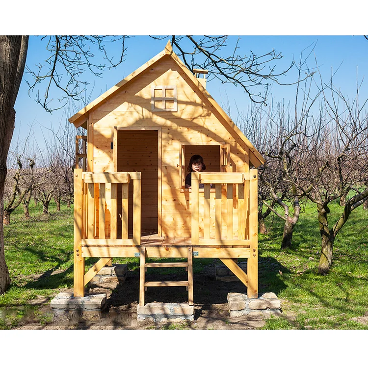 Деревянный игровой домик для детей под заказ