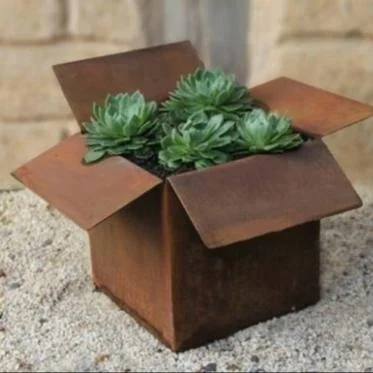 corten steel planter unique appearance economical and durablesteel planter box