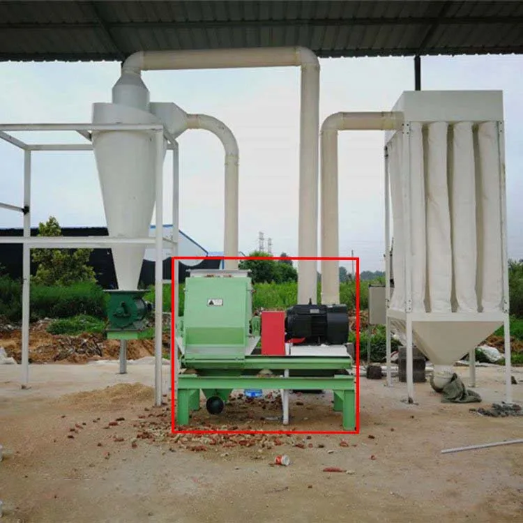 High crushing efficiency animal feed corn maize grinding hammer mill crusher for livestock and poultry feed production line sale