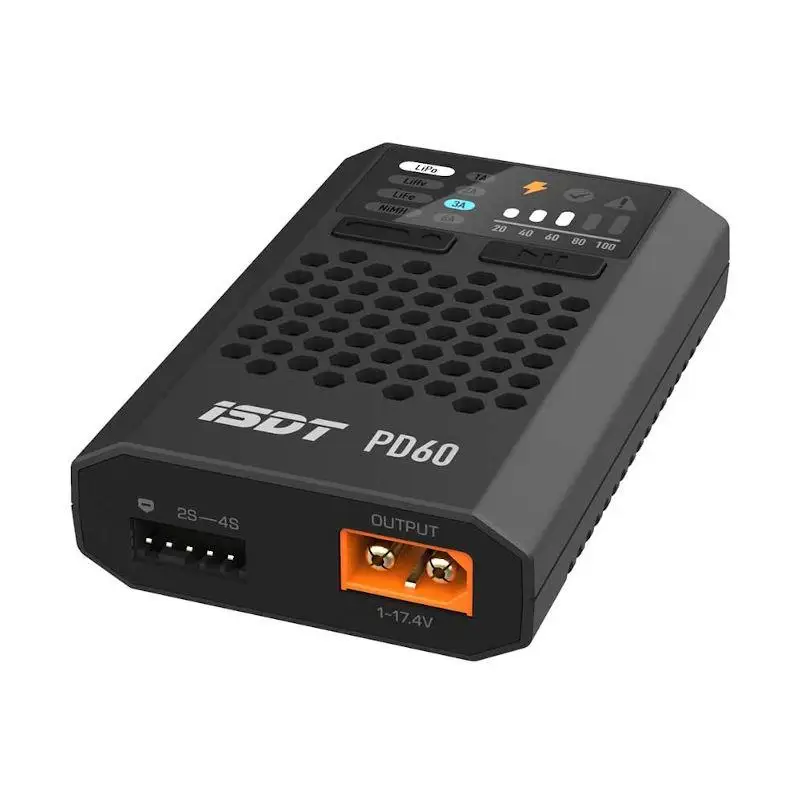 ISDT PD60 60 Вт 6A Смарт батарея зарядное устройство для зарядки аккумулятора для 4S литий-полимерный аккумулятор
