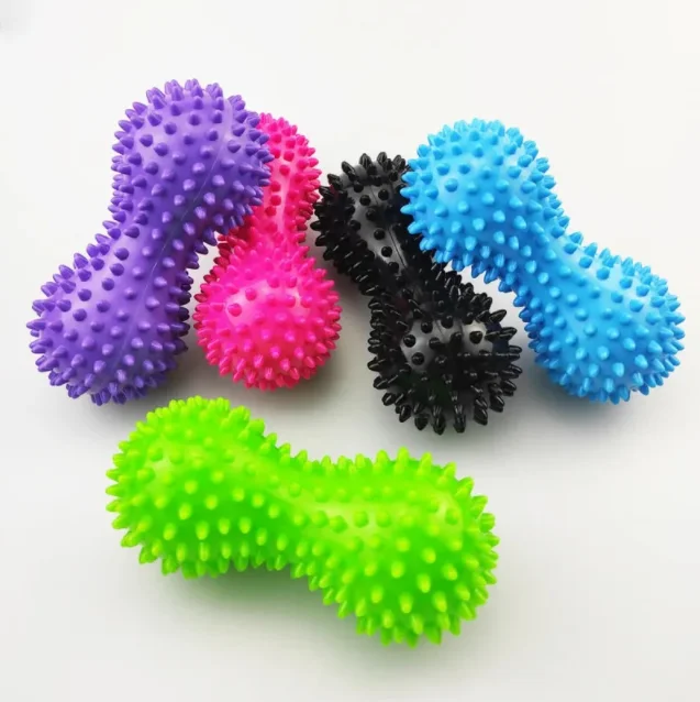 Custom Spiky Massage Balls Hard Soft Stress Reflexology Point Roller For Hand And Foot Myofascial Release