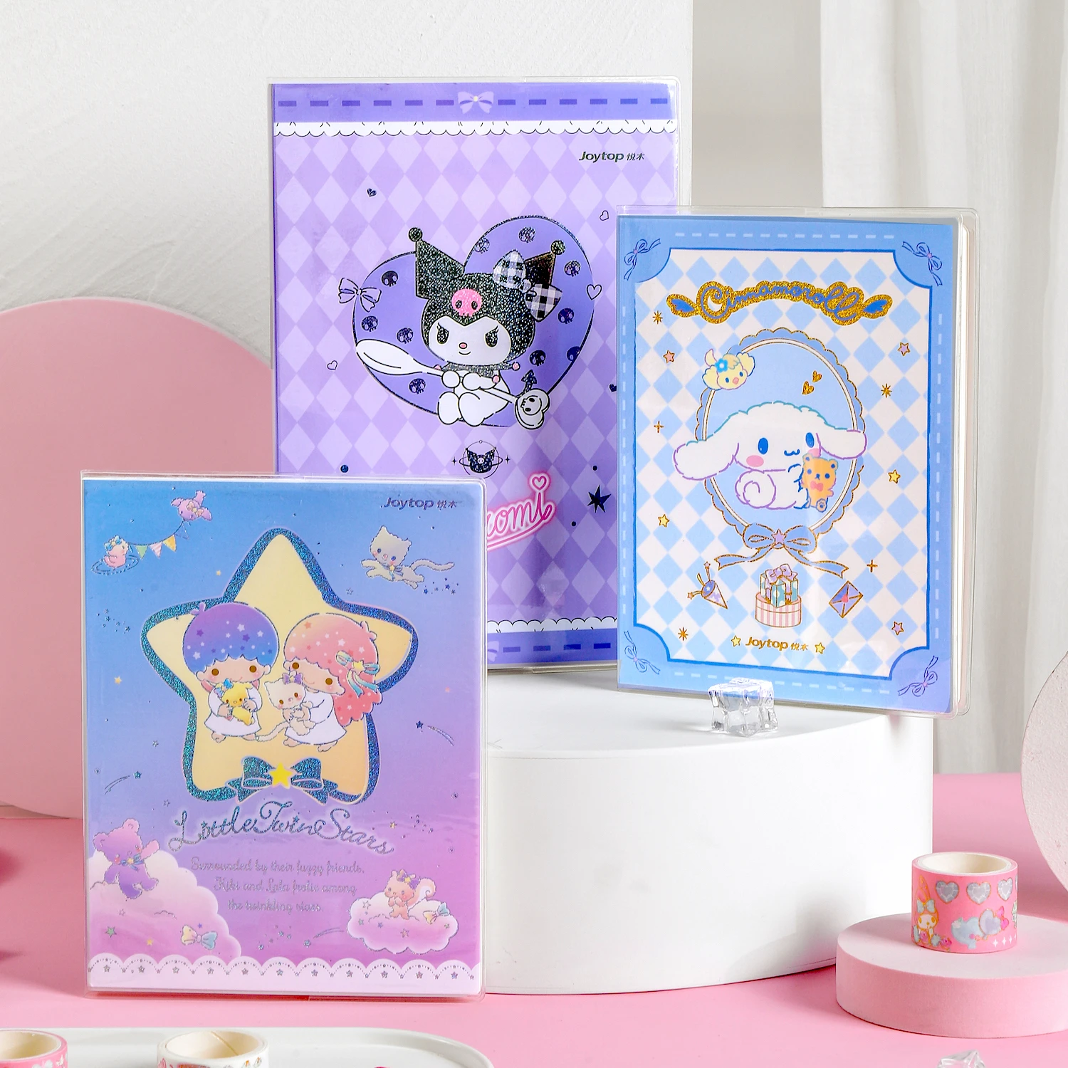 Joytop 2859 Wholesale Kulome Melody Gemini Kawaii PVC Cover Notebook A5 For Student cute stationery