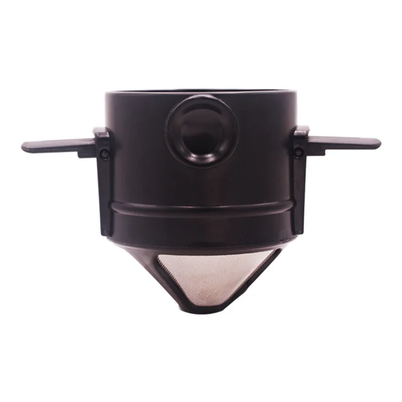 coffee filter cup Double filter will hand in hand to make coffee folding hanging ear filter free drip coffee cup