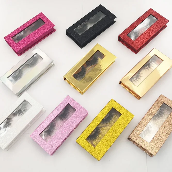 
Premium Makeup Own Logo Women Mink Eyelashes Pallet Boxes Soft Strip China Manufacturers Eco Friendly Customized Cardboard Boxes 