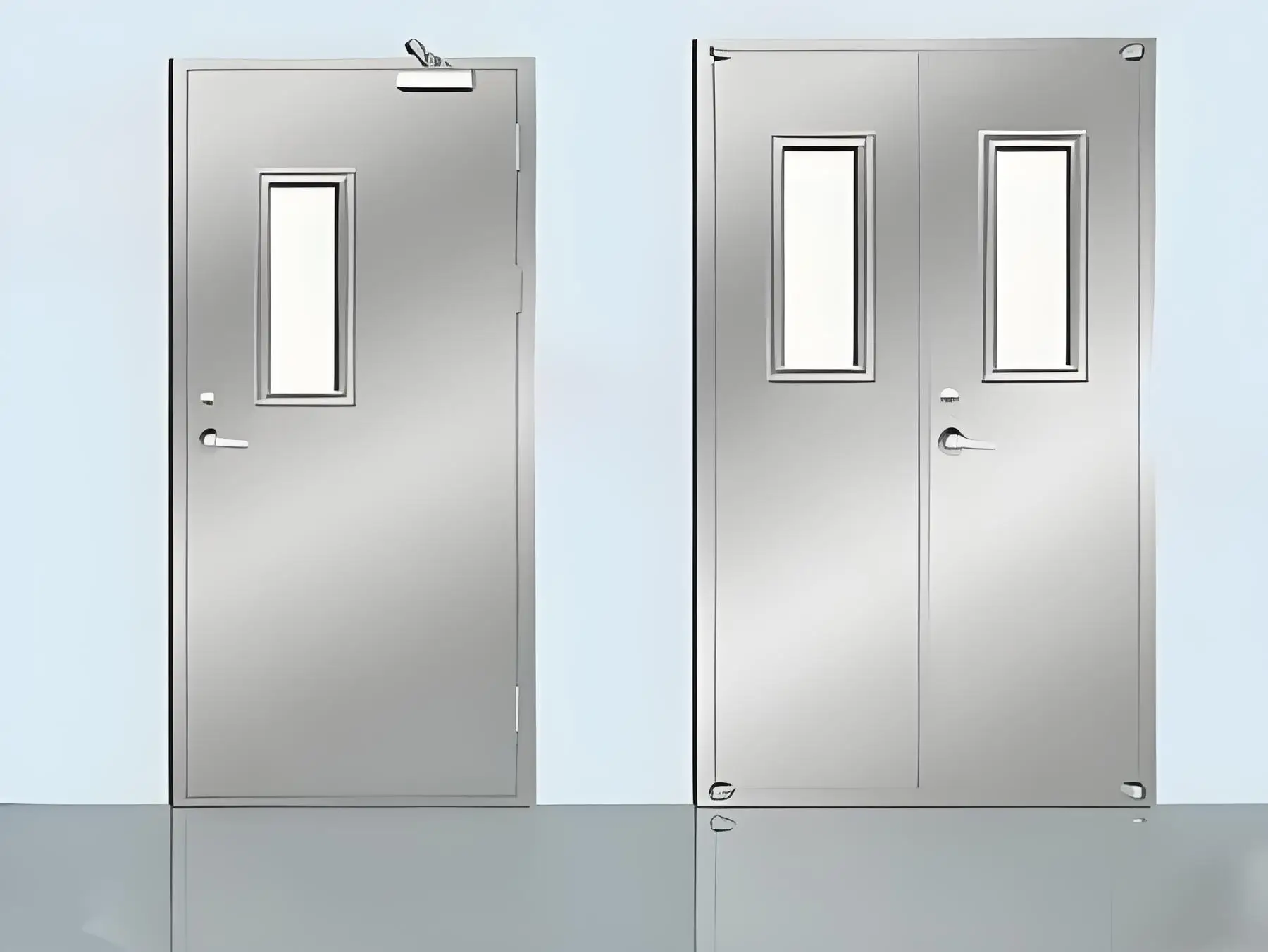 Economic type Fire-Resistant Steel Door Commercial Use Fireproof Steel Door Easy Installation Fire door