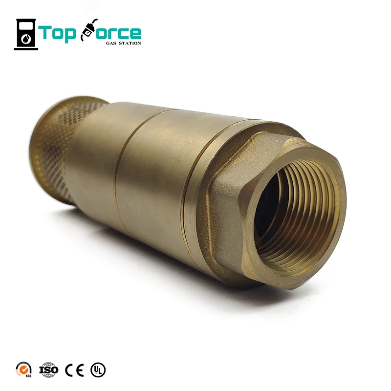 
Bottom check valves Double Poppet Brass Foot Valve for Fuel Dispenser 