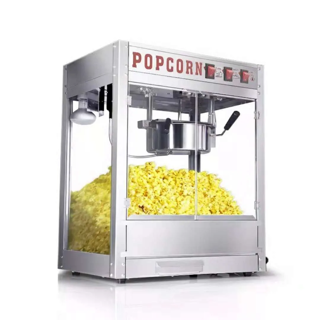 Delicate Commercial Popcorn Machine / industrial Popcorn Maker