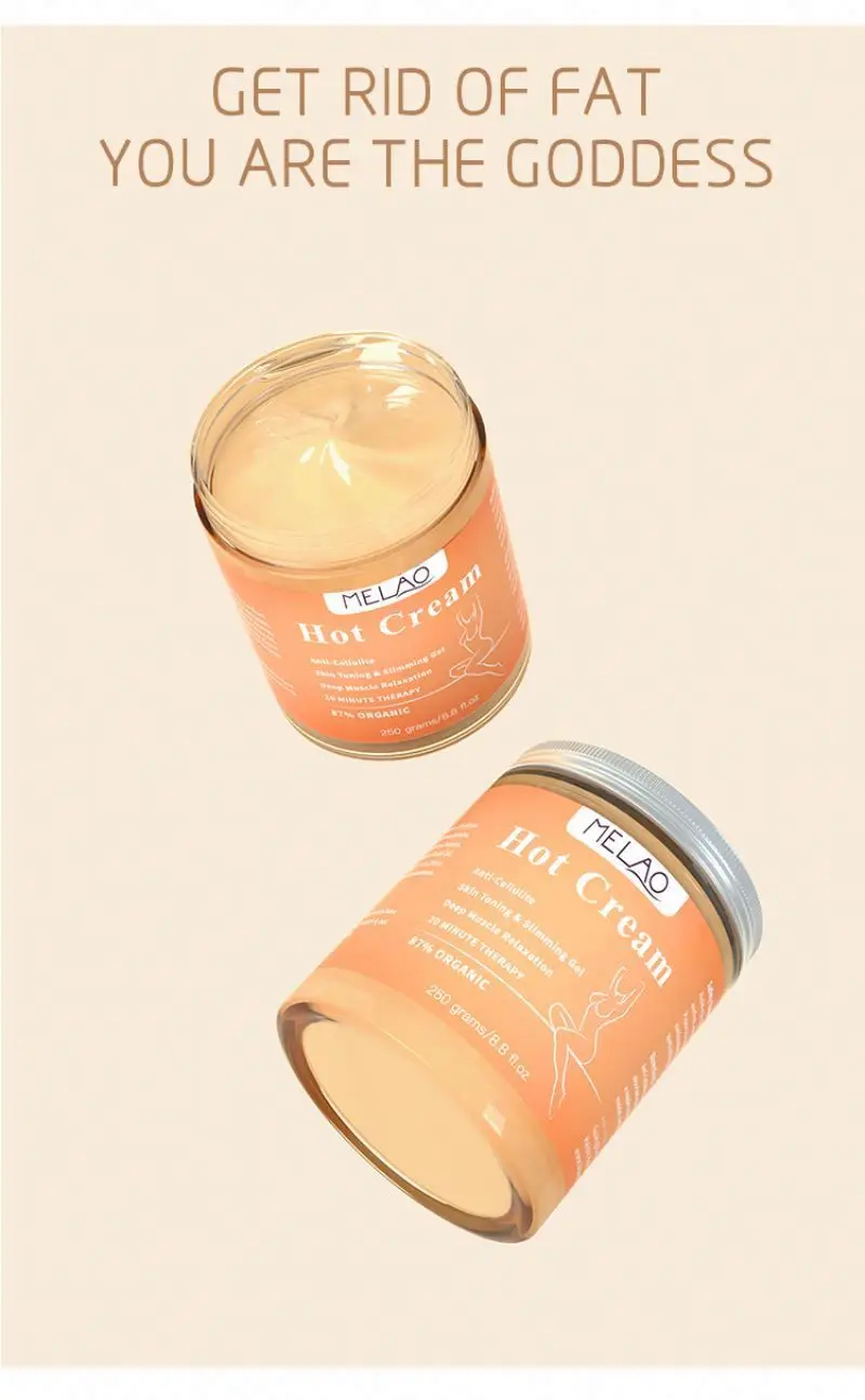 slimming cream Private label oem OEM melao 100% pure natural best sell organic hot fat burn gel slimming cream Private label