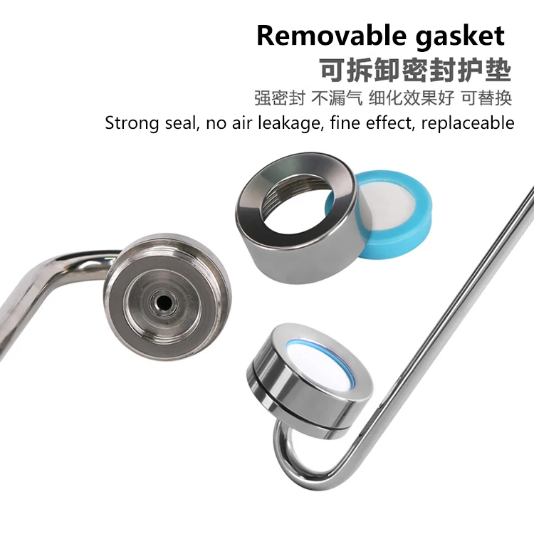 Fish tank water and grass tank stainless steel refiner check meter  bubble atomizer CO2 diffuser large and small