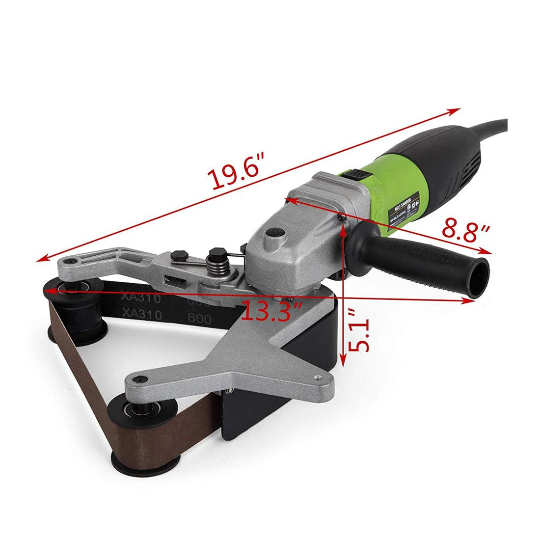 
800W US Standard 110V Round Tube Grinding Machine For Stainless Steel Wood Aluminum Copper Pipes 