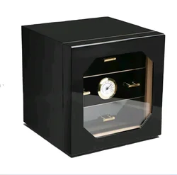 Luxury Custom Packaging Manufacturer Color  Glossing Empty Humidor Wood Cigar Boxes Wholesale