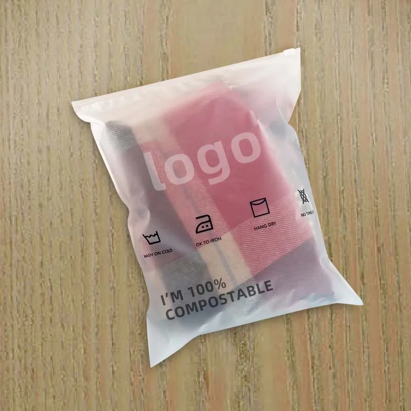 Free samples bio degradable custom cornstarch eco-friendly zipper zip lock biodegradable compostable plastic bag