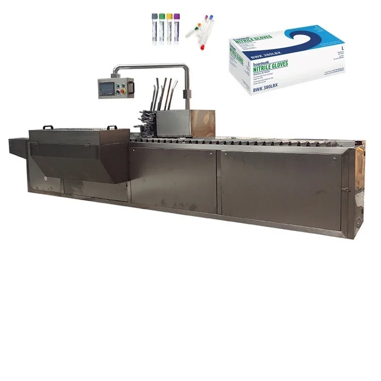 100 pcs/min Full automatic PCR injection tube cartoning box packaging machine cartoning box packaging machine