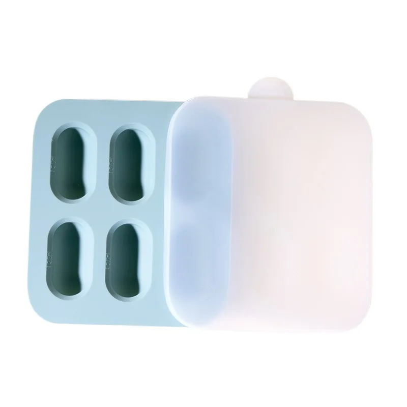 Breastmilk Teething Popsicle Mold , Baby Fruit Food Feeder Teether Tray, Baby Food Maker, Ice Cube Tray