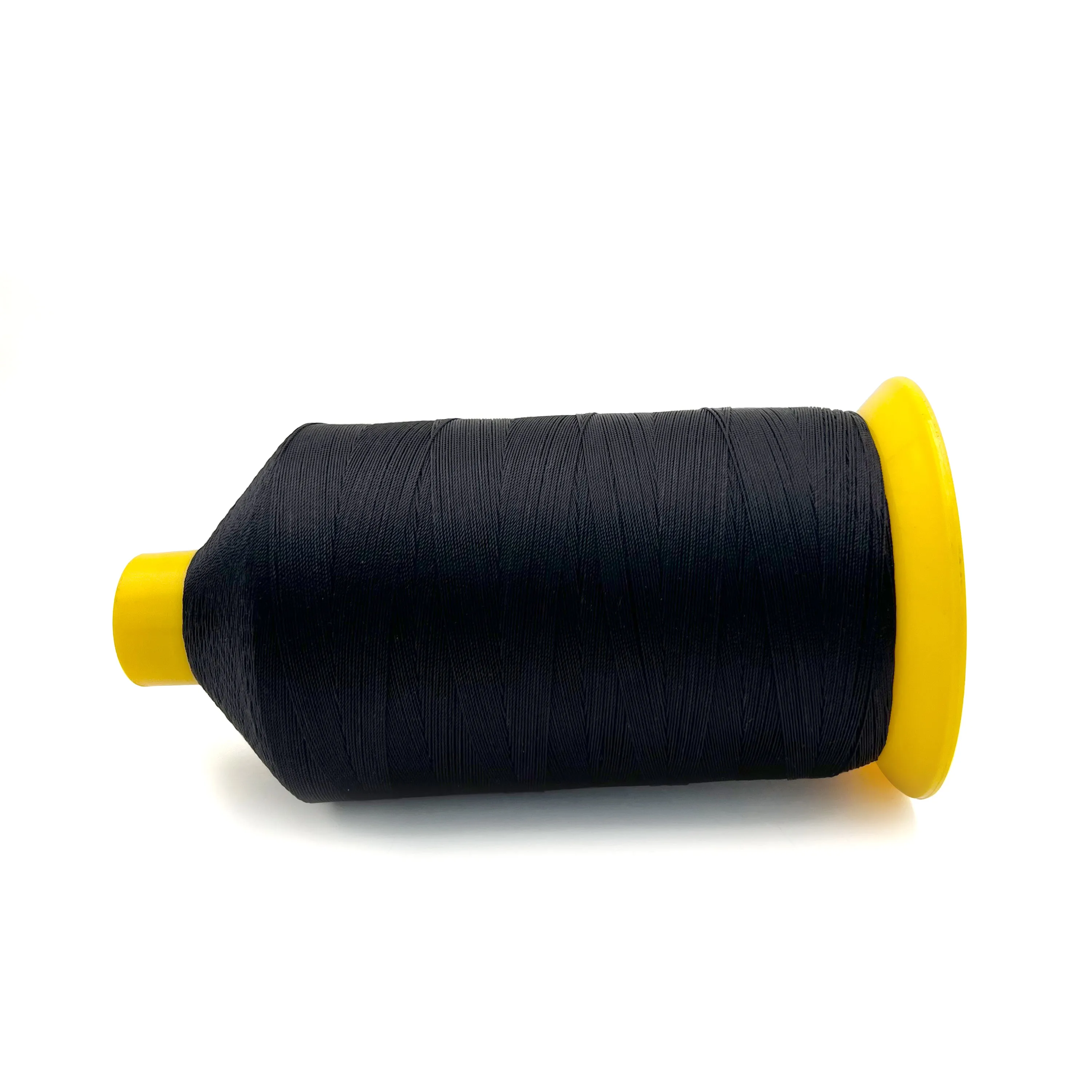 Wholesale tex 45 bonded nylon 66 grey variegated polyester bobbin core thread tex70