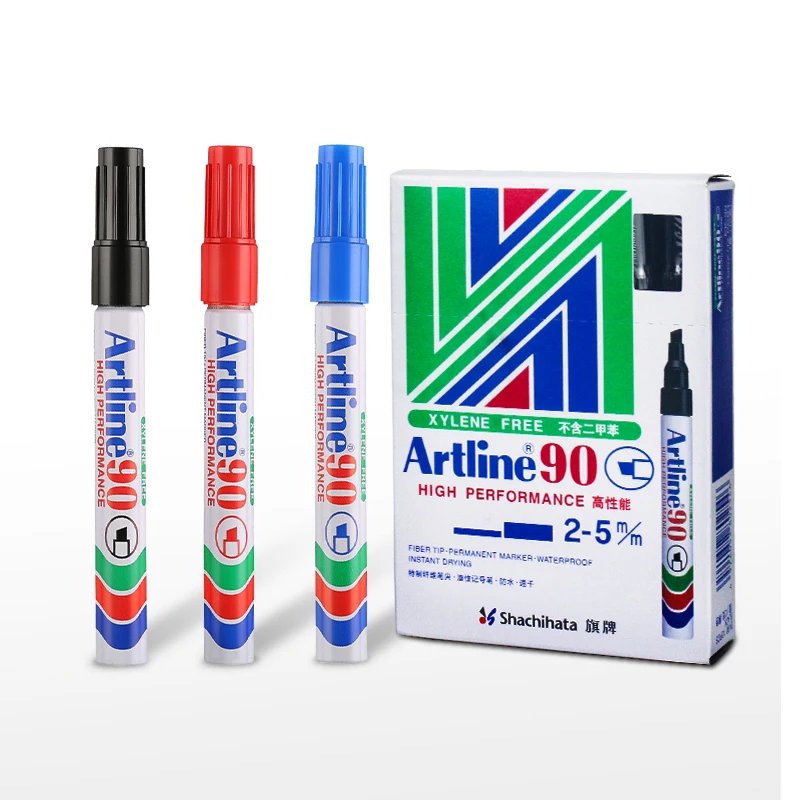 Artline EK-90 Flat Tip large capacity waterproof quick-drying non-fading permanent marker