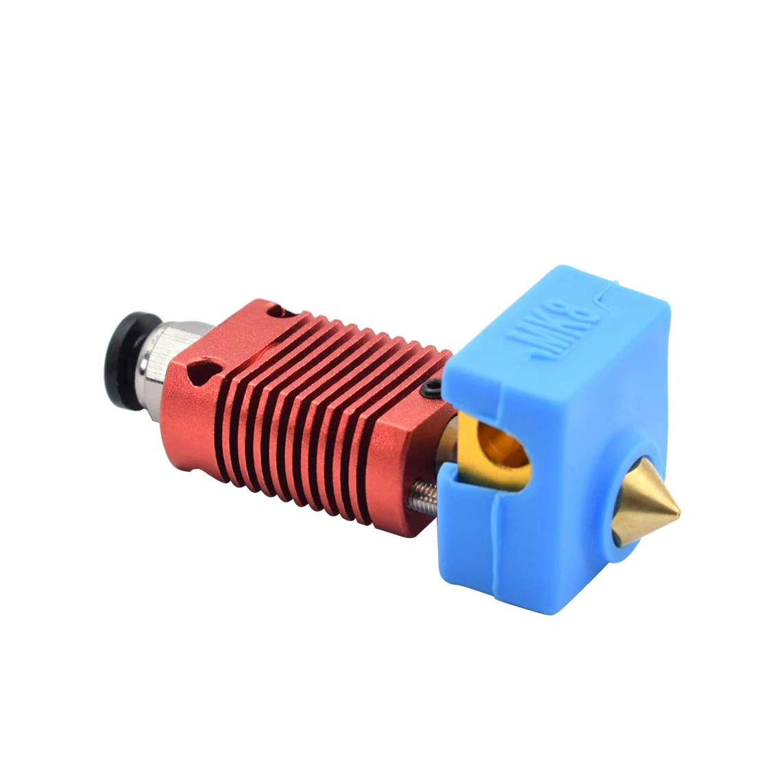 1set 3D Printer Parts MK8 Assembled Extruder Hot End kit For Ender 3 CR10 Printer 0.4mm 1.75mm Nozzle Aluminum Heating Block
