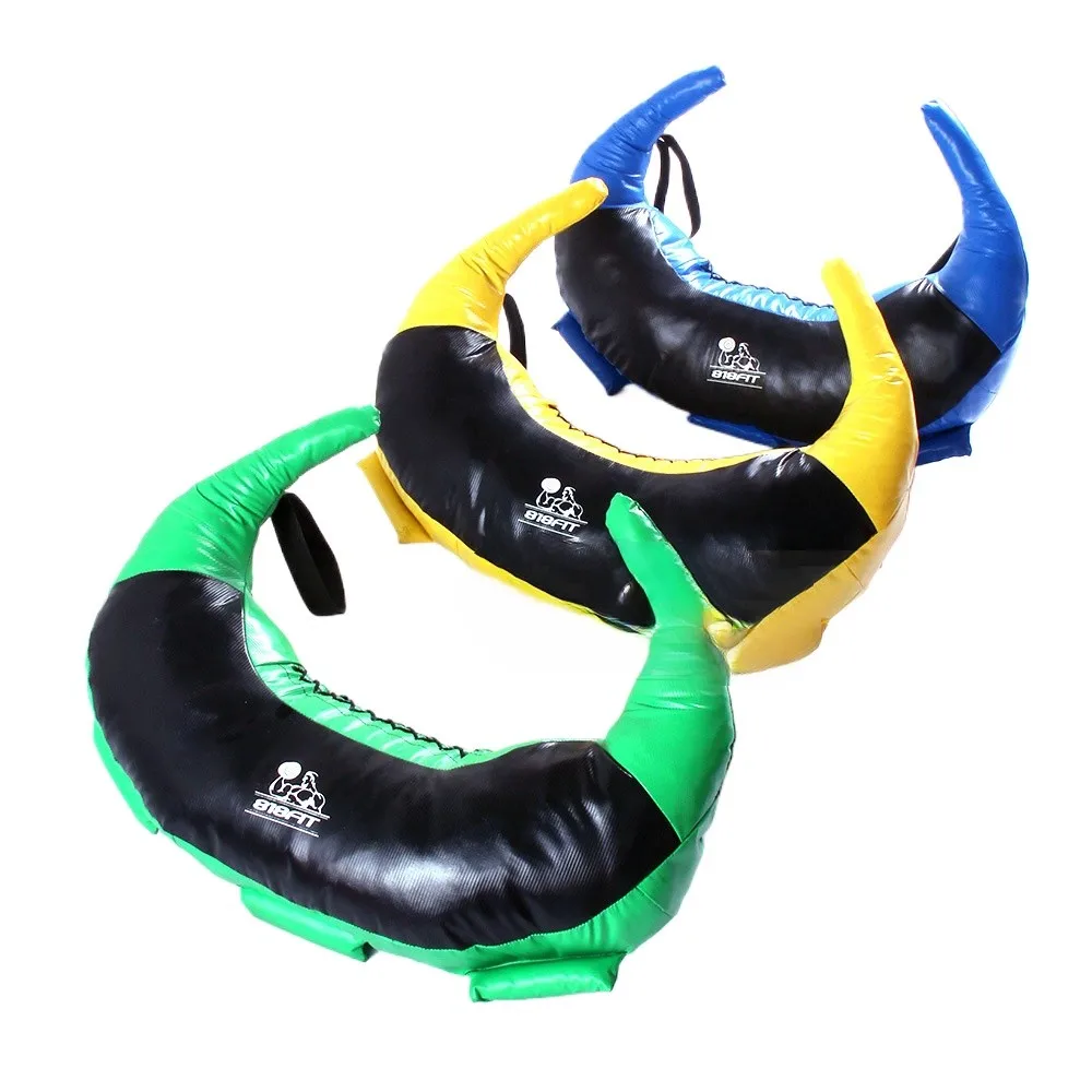 Wholesale gym squat sandbags weight-bearing fitness training sandbag fitness croissant Bulgaria horn bag
