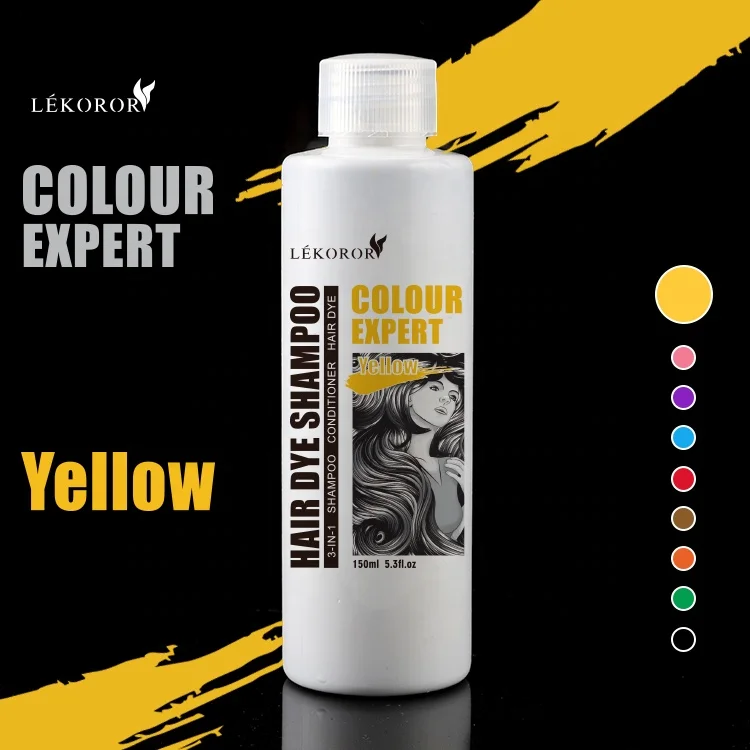 coloring shampoo for white hair ,no side effect hair shampoo black