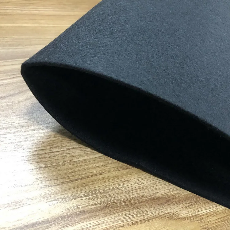 High Strength Industry Needle Punch Non-woven Fabric Cloth Felt 3mm Thickness 100% Polyester Nonwoven Fabric Plain Dyed P-30450