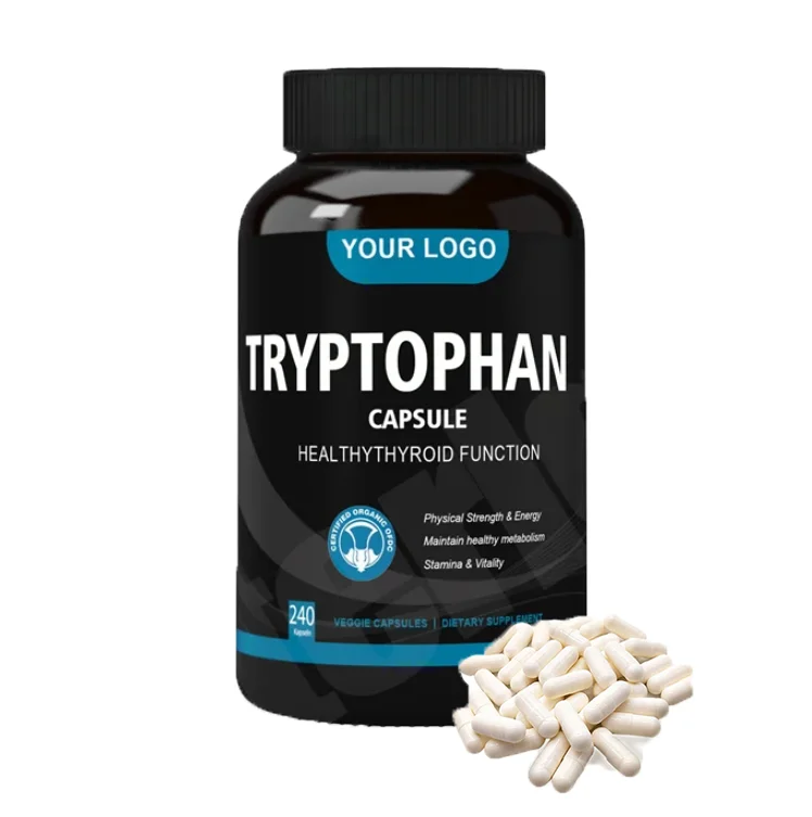 OEM supplement price 73-22-3 l-tryptophan amino acid sleep food grade tryptophan capsules