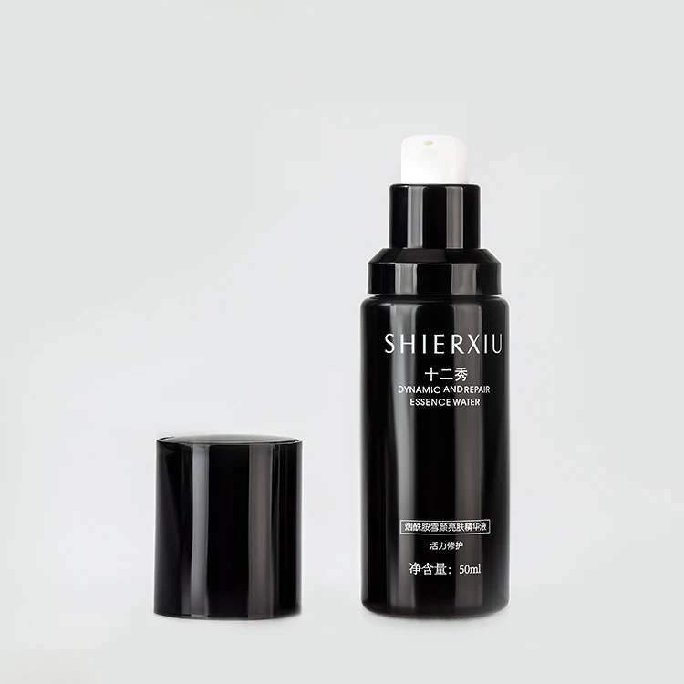 2022 New Design 60Ml Dropper Bottle Glass Luxury Bottles Of Purple Serum Bottles 15 Ml Jar