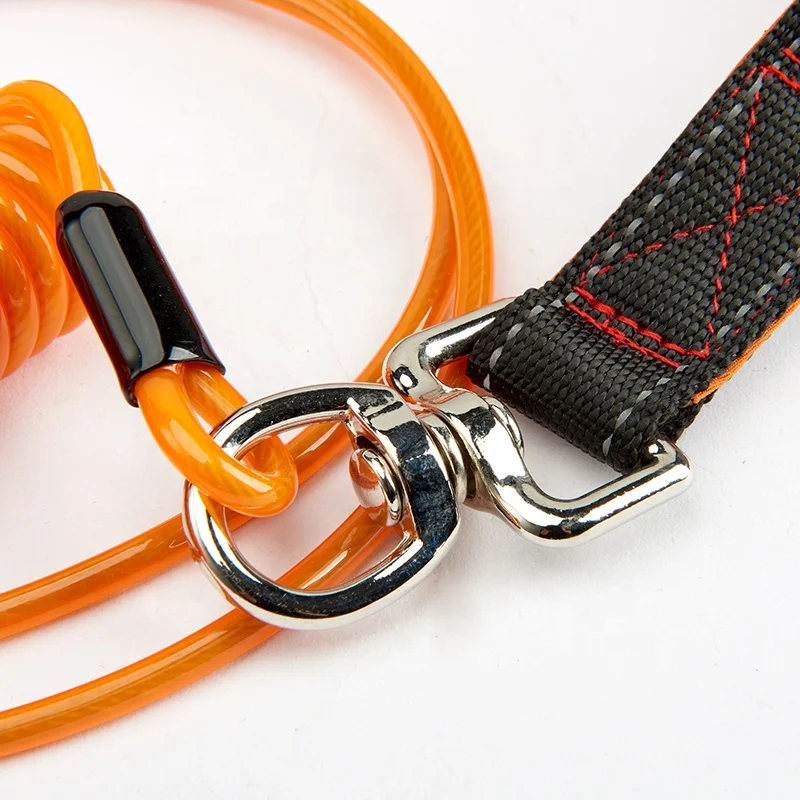 Hot sales  Dog Leash Rope Heavy Duty Chew-Proof Long Steel Wire Pet Safety Cable Rope