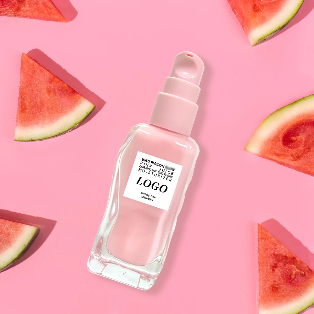 BLIW OEM Korean Organic Natural Vegan Watermelon Pink Juice Bleaching Whitening Glow Face Cream