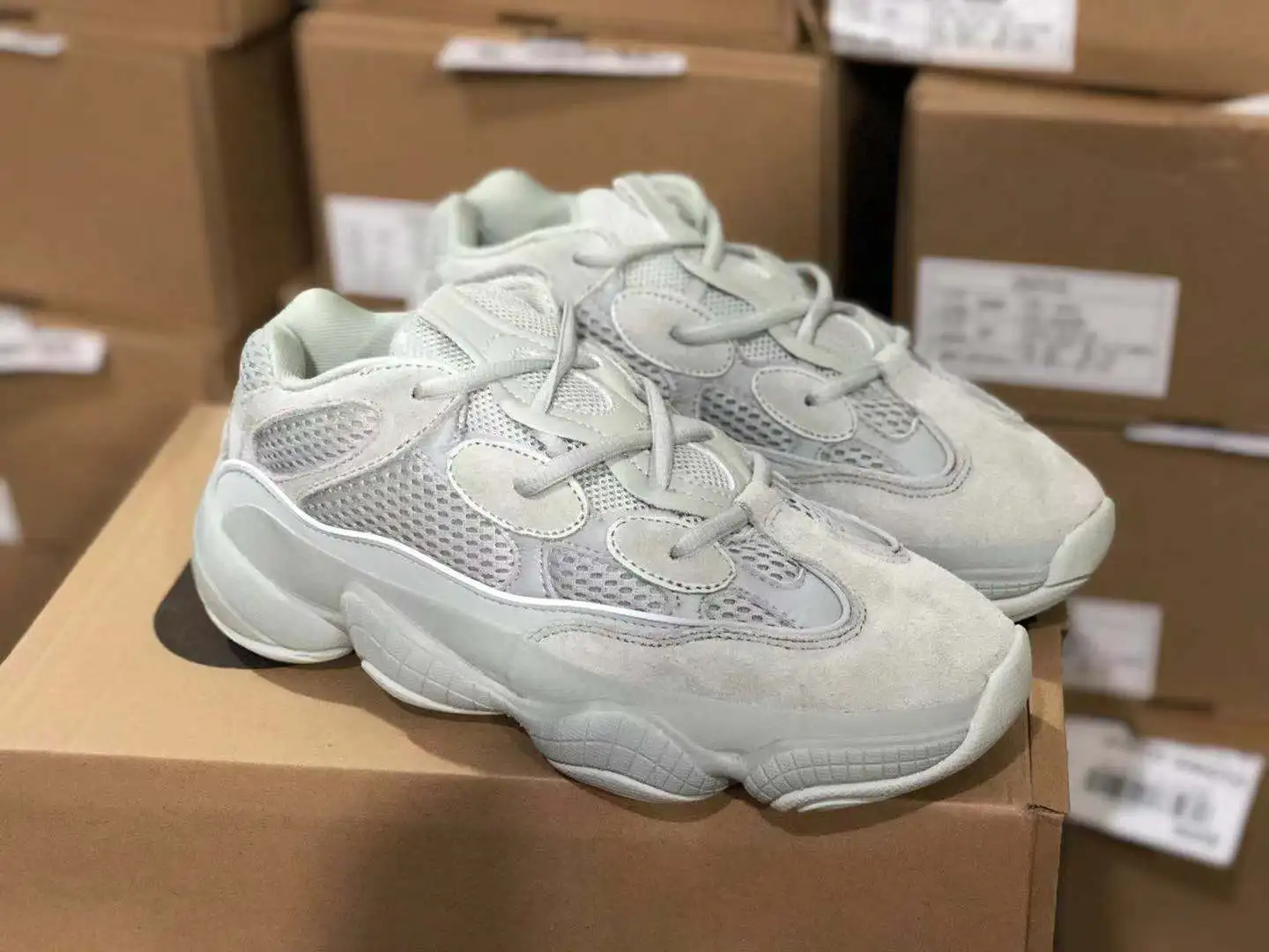 2023  mesh walking shoes plus size orange dad shoes retro casual sneakers