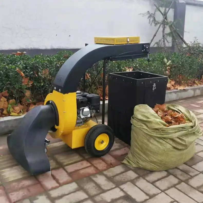 Professional and high quality Road Cleaning Mini Street Sweeper Gasoline Leaf Suction Machine with CE Approval