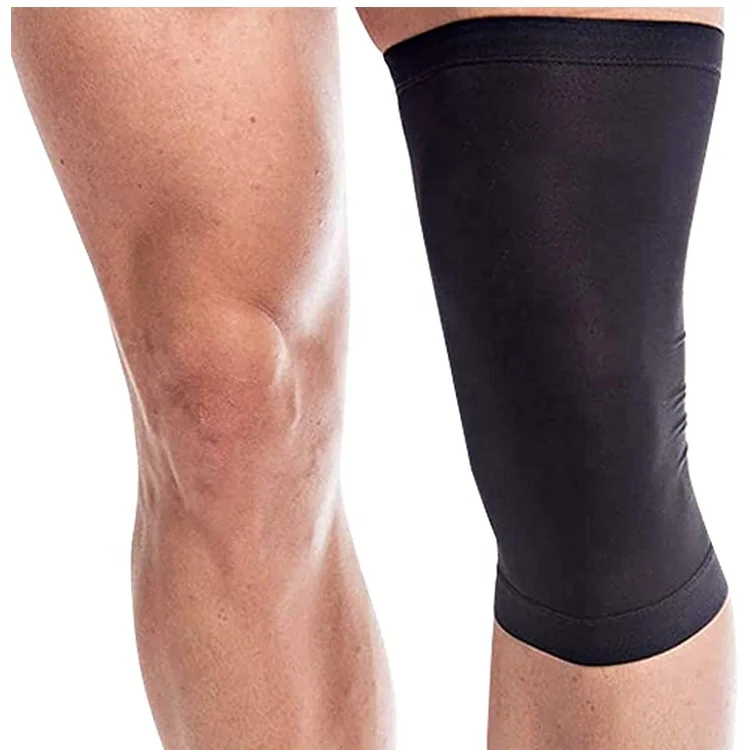 Support-Copper Knee Sleeve Sports Compression Knee Sleeve Elastic Knee Brace