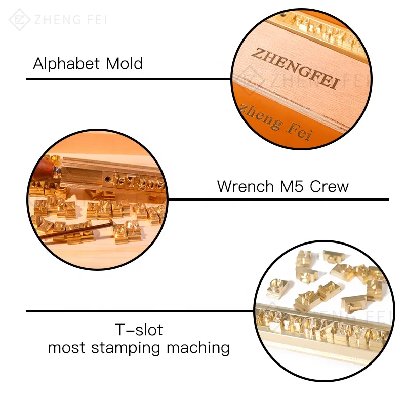 Premium Quality Seamless Alphabet Stamp Set for Leather | Multiple Alphabet Letter Set with 6 mm T- slot for Hot Foil Stamping