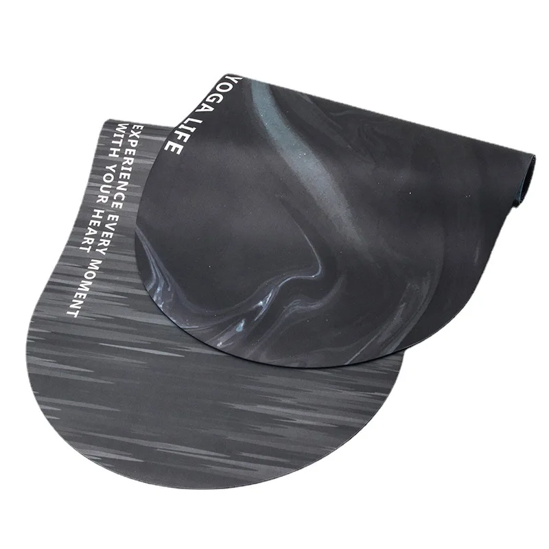 2023 New Shape Oval Scenic Yoga Mat