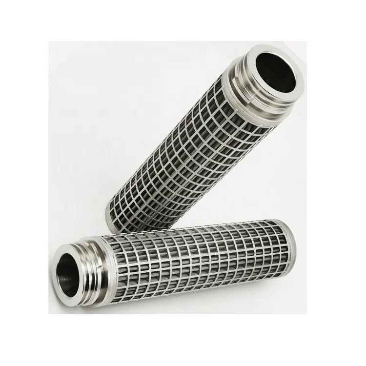 LIANDA Stainless Steel 304 316L 3 Micron Steam Filter High Gas Filtration Metal Pleated Filter Tube