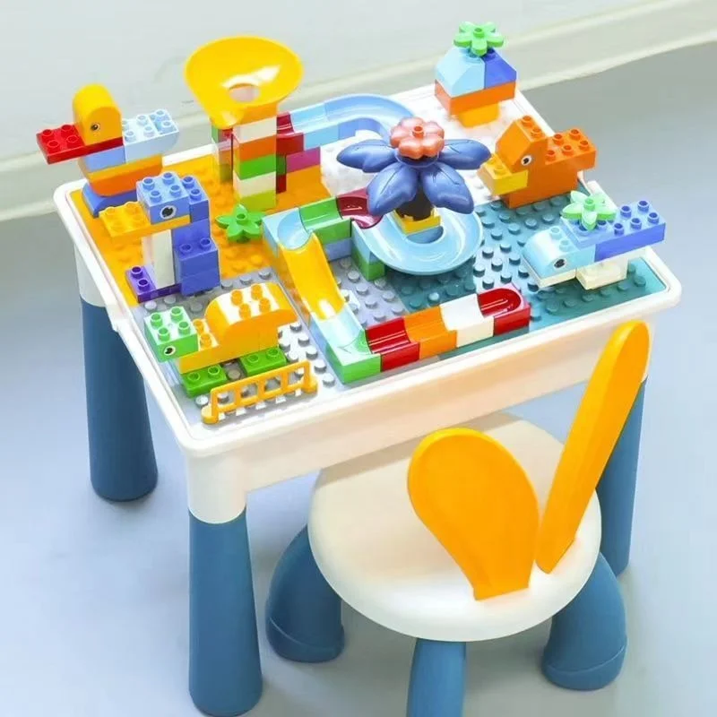 Toddlers Table and Chair Set Kids Activity Table Set Double Sided Multi Play Sand Water Table Toys for Children