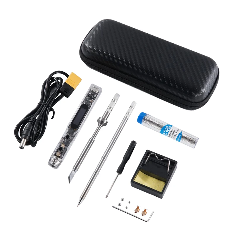 SEQURE SI012 Kit Intelligent OLED Electric Soldering Iron Sensitivity Adjustable Built-in Buzzer with T12|TS
