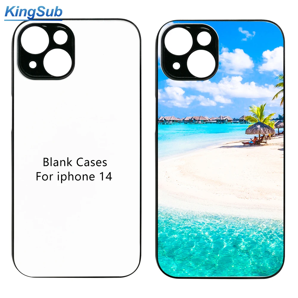 Kingsub Sublimation Phone Case 2D TPU Protection Blanks Sublimation Phone Case For Iphone 14 Series